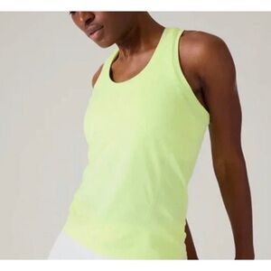 Athleta Lime Green Racerback Tank Top